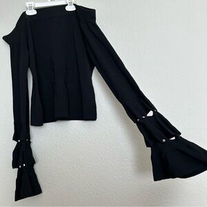 Boston proper off the shoulder top with flare sleeves